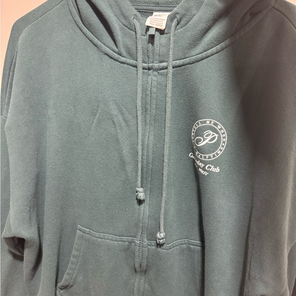 PINK Victoria's Secret Teal Hoodie with Logo